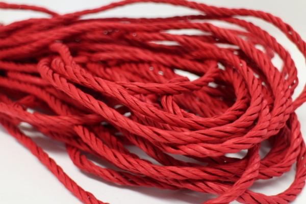 plied paperyarn thick red